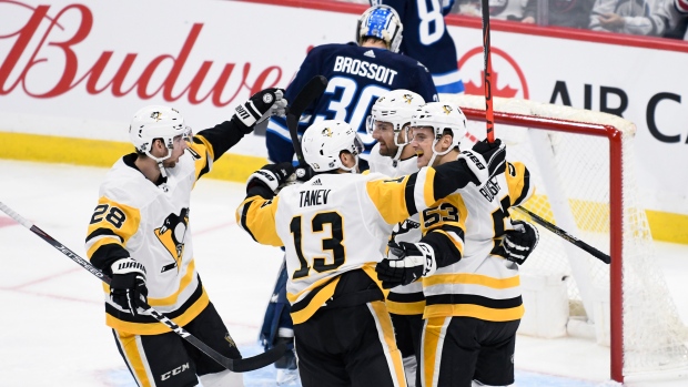 Pittsburgh Penguins celebrate, The Canadian Press Pittsburgh Penguins celebrate