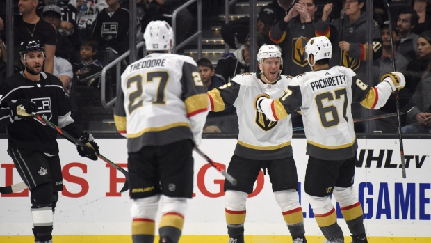 Vegas Golden Knights celebrate , The Canadian Press Vegas Golden Knights celebrate