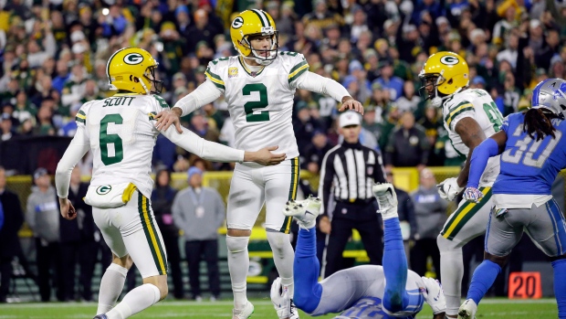 Mason Crosby (2), The Canadian Press Mason Crosby (2)