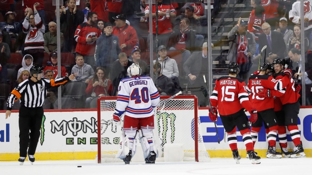 New Jersey Devils Celebrate, The Canadian Press New Jersey Devils Celebrate