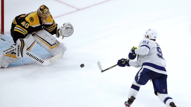 Steven Stamkos and Tuukka Rask, The Canadian Press Steven Stamkos and Tuukka Rask