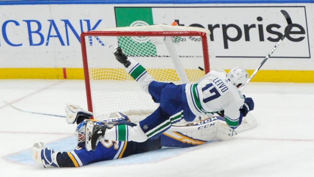 Josh Leivo and Jordan Binnington, The Canadian Press Josh Leivo and Jordan Binnington