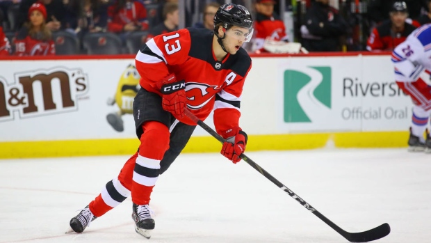 New Jersey Devils Nico Hischier Day-to-Day With Injury