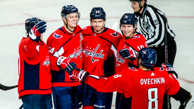 Jakub Vrana Washington Capitals Preseason Game Worn Jersey