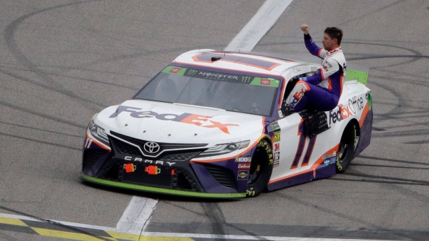 Denny Hamlin, The Canadian Press Denny Hamlin