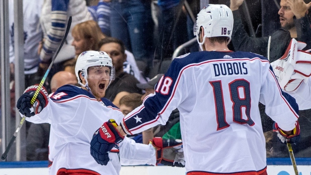 Gustav Nyquist, Pierre-Luc Dubois , The Canadian Press Gustav Nyquist, Pierre-Luc Dubois