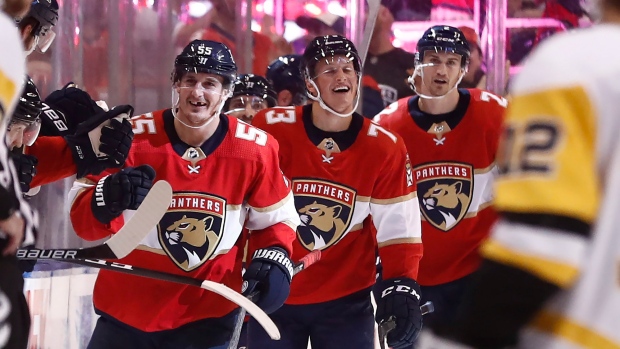 Florida Panthers Celebrate , The Canadian Press Florida Panthers Celebrate