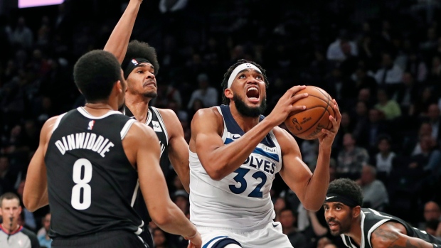 Karl-Anthony Towns , The Canadian Press Karl-Anthony Towns