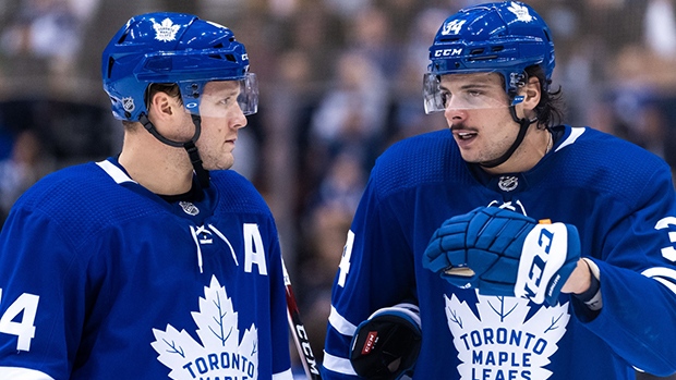 Morgan Rielly and Auston Matthews, Getty Images Morgan Rielly and Auston Matthews