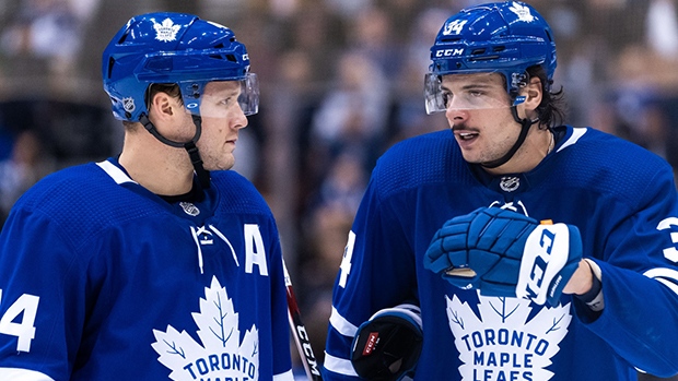 Morgan Rielly and Auston Matthews