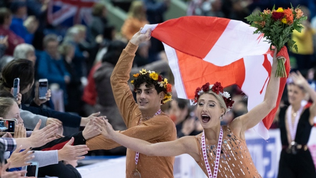 Canada's Piper Gilles and Paul Poirier