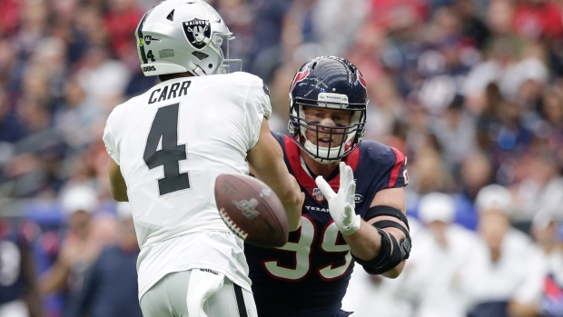 Houston Texans Defensive End J J Watt Says He S Done For Season