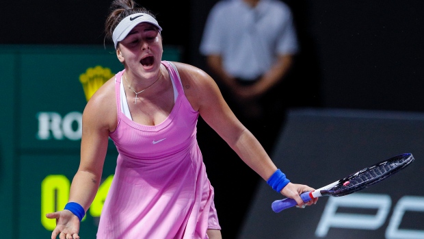 Bianca Andreescu, The Canadian Press Bianca Andreescu