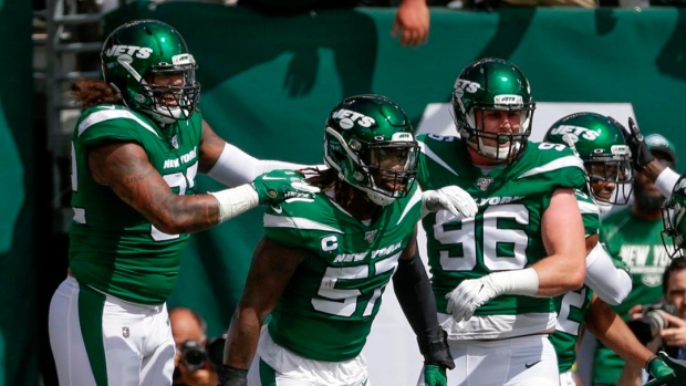 C.J. Mosley and the New York Jets defence, The Canadian Press C.J. Mosley and the New York Jets defence