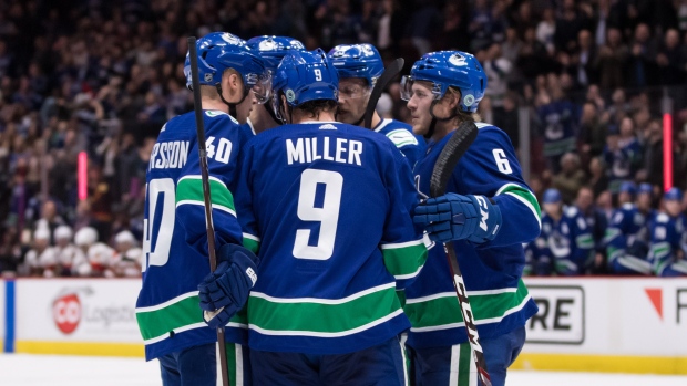 Vancouver Canucks celebrate