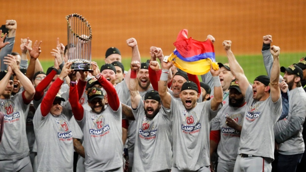 Washington Nationals celebrate World Series