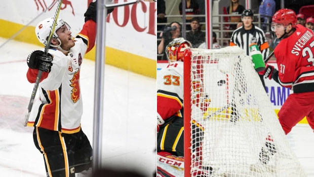 Tkachuk vs. Svechnikov, The Canadian Press/Getty Images Tkachuk vs. Svechnikov