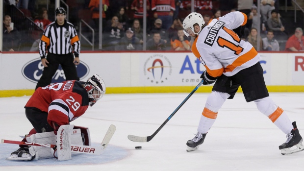 Mackenzie Blackwood, Sean Couturier, The Canadian Press Mackenzie Blackwood, Sean Couturier