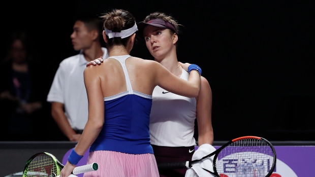 Belinda Bencic and Elina Svitolina, The Canadian Press Belinda Bencic and Elina Svitolina