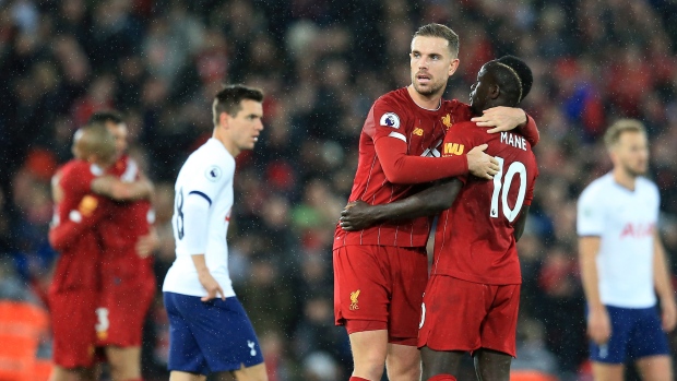 Sadio Mane and Liverpool Celebrate=, The Canadian Press Sadio Mane and Liverpool Celebrate=