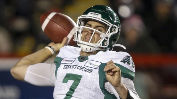 Cody Fajardo, The Canadian Press Cody Fajardo