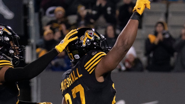 Lirim Hajrullahu Cameron Marshall Lead Hamilton Tiger Cats To Win Over 