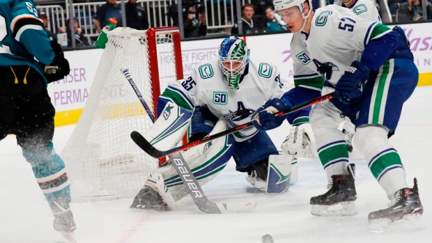 Pettersson scores twice, Canucks beat Sharks 5-2 Article Image 0, The Canadian Press Pettersson scores twice, Canucks beat Sharks 5-2 Article Image 0