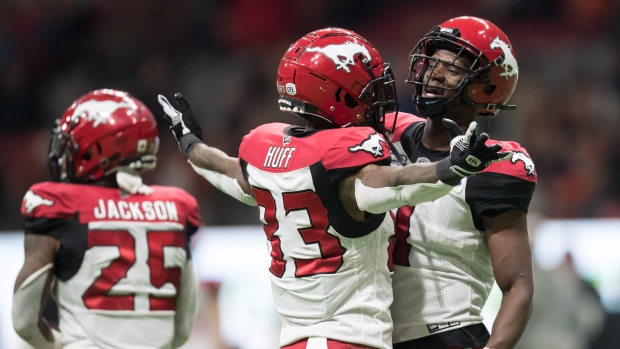 Calgary Stampeders celebrate