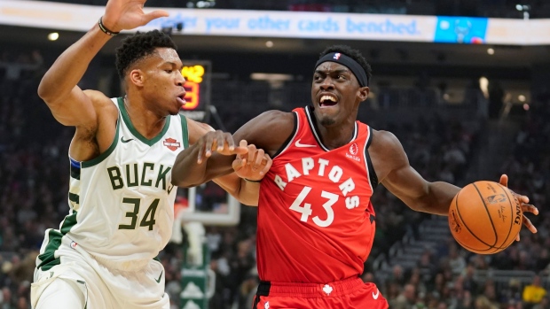 Giannis Antetokounmpo Pascal Siakam, The Canadian Press Giannis Antetokounmpo Pascal Siakam