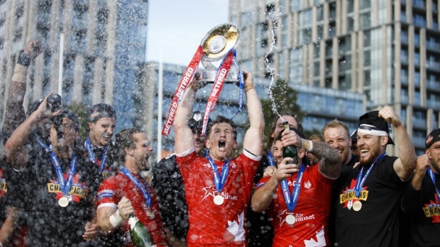 Toronto Wolfpack Celebrate