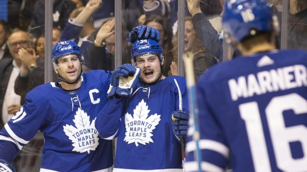 John Tavares, Auston Matthews and Mitch Marner, The Canadian Press John Tavares, Auston Matthews and Mitch Marner