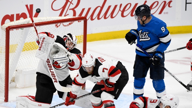 winnipeg jets vs new jersey devils