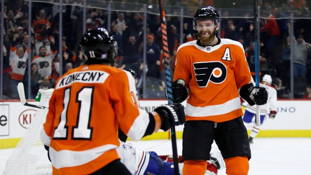 Travis Konecny Sean Couturier, The Canadian Press Travis Konecny Sean Couturier