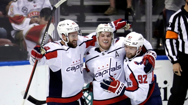Tom Wilson John Carlson Evgeny Kuznetsov, The Canadian Press Tom Wilson John Carlson Evgeny Kuznetsov