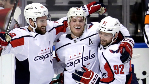 Tom Wilson John Carlson Evgeny Kuznetsov, The Canadian Press Tom Wilson John Carlson Evgeny Kuznetsov