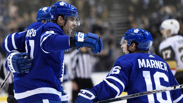 Toronto Maple Leafs celebrate goal, The Canadian Press Toronto Maple Leafs celebrate goal