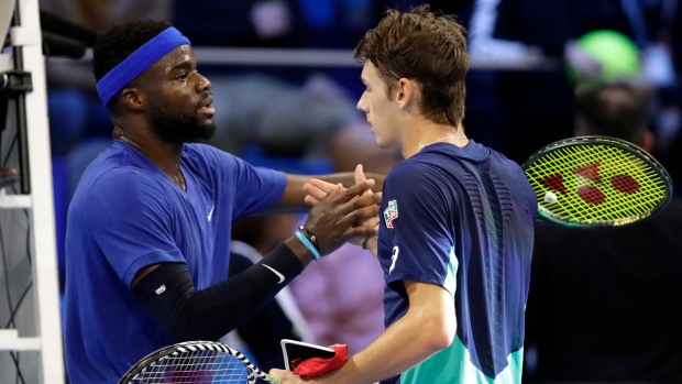 Frances Tiafoe Alex de Minaur, The Canadian Press Frances Tiafoe Alex de Minaur