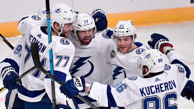 Tampa Bay Lightning celebrate