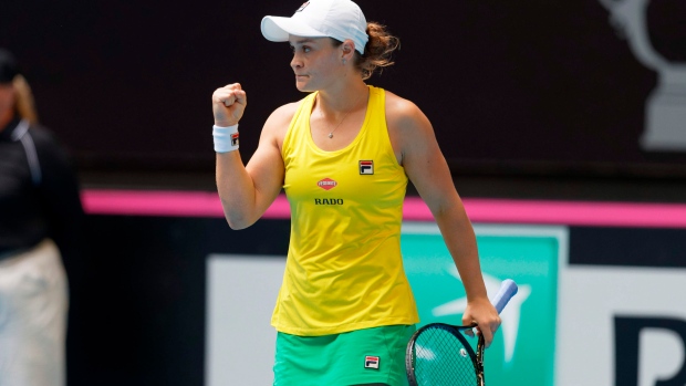 Ashleigh Barty, The Canadian Press Ashleigh Barty
