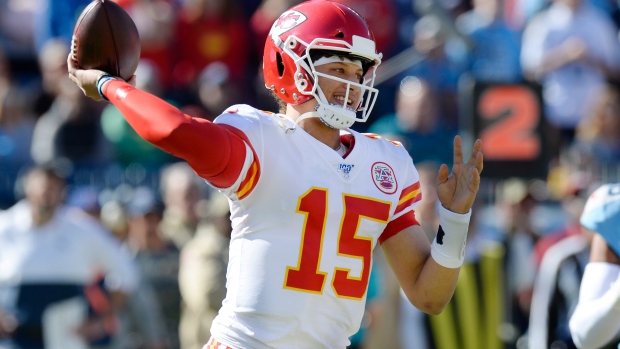 Patrick Mahomes, The Canadian Press Patrick Mahomes