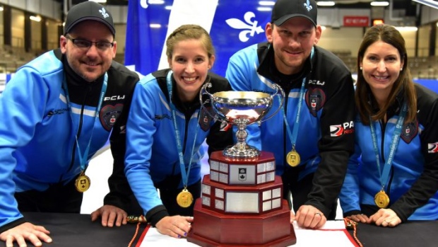 Jean-Sébastien Roy, vice-skip Amélie Blais, second Dan deWaard and lead Brenda Nichols