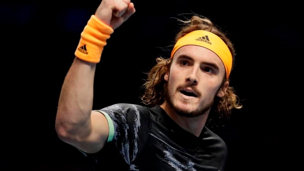 Tsitsipas earns 1st win over Medvedev at ATP Finals Article Image 0