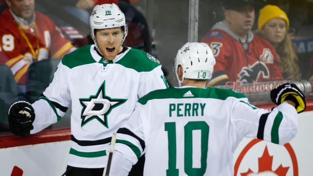 Joe Pavelski and Cory Perry , The Canadian Press Joe Pavelski and Cory Perry