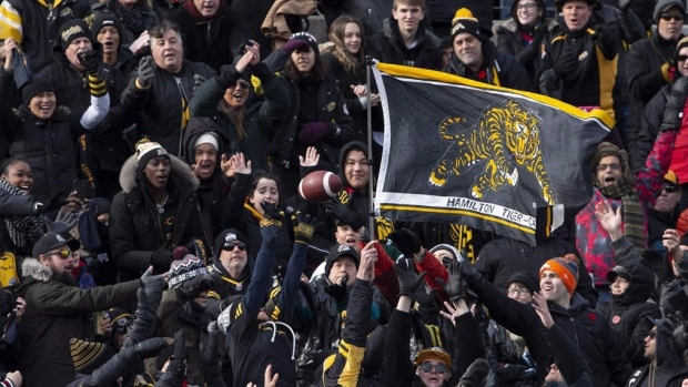 Hamilton Tiger-Cats fans, The Canadian Press Hamilton Tiger-Cats fans