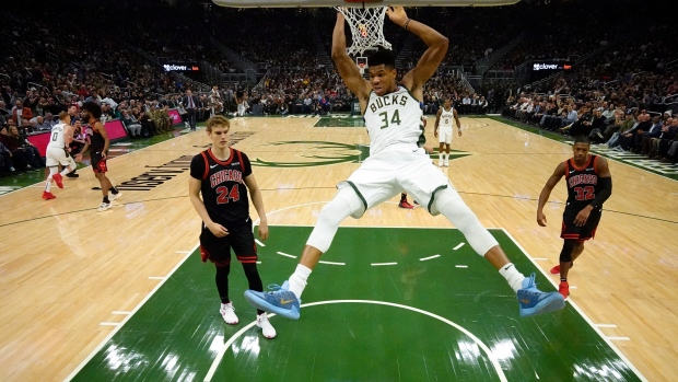 Giannis Antetokounmpo, The Canadian Press Giannis Antetokounmpo