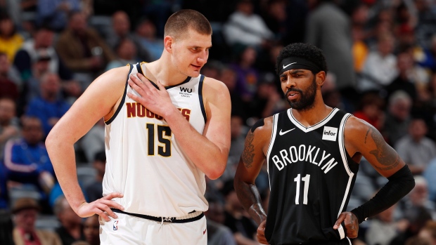 Nikola Jokic and Kyrie Irving, The Canadian Press Nikola Jokic and Kyrie Irving