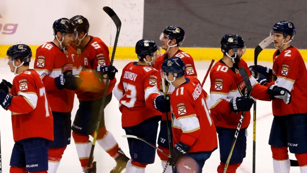 Florida Panthers Celebrate, The Canadian Press Florida Panthers Celebrate