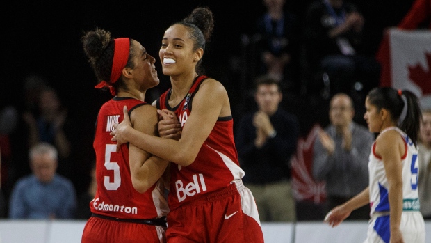 Kia Nurse and Nayo Raincock-Ekunwe, The Canadian Press Kia Nurse and Nayo Raincock-Ekunwe