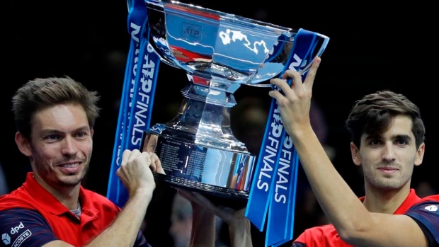 Nicolas Mahut, Pierre-Hugues Herbert win doubles title at ATP Finals Article Image 0, The Canadian Press Nicolas Mahut, Pierre-Hugues Herbert win doubles title at ATP Finals Article Image 0