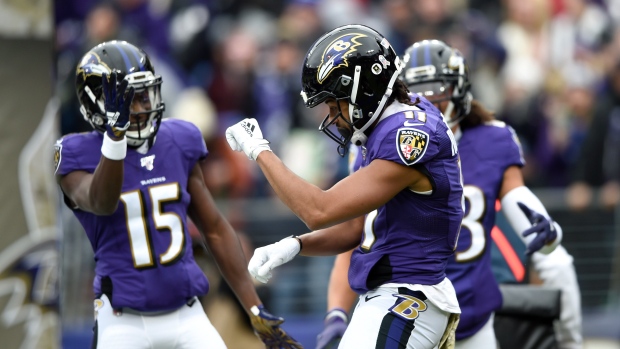 Baltimore Ravens Celebrate, The Canadian Press Baltimore Ravens Celebrate